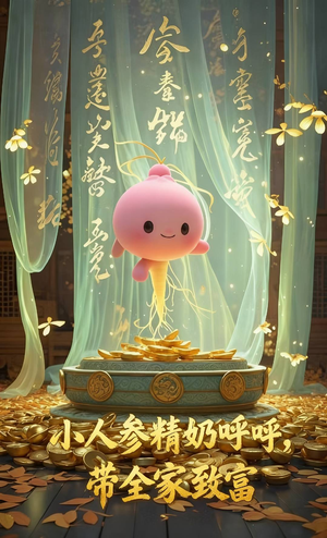 小人参精奶呼呼带全家暴富（58集）免费全集短剧