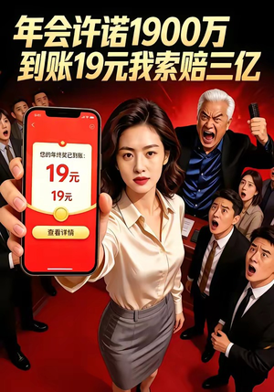 【年会许诺1900万，到账19元我索赔三亿】75集短剧在线播放全集资源