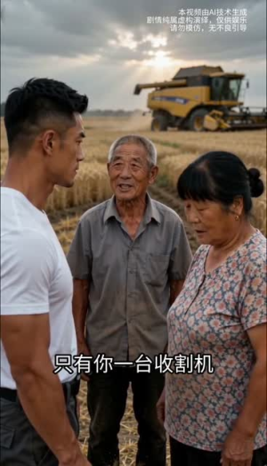 讹走收割机后，她家麦子烂地里（50集）超爽短剧推荐