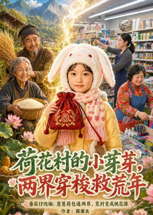 【荷花村的小芽芽，两界穿梭救荒年】60集免费短剧全集畅看