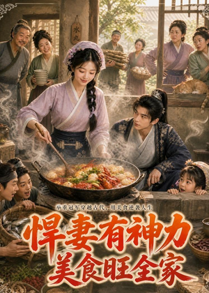 【悍妻有神力，美食旺全家】75集短剧在线免费观览