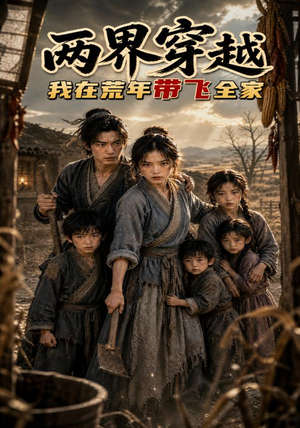 【两界穿越，我在荒年带飞全家】61集短剧免费全集乐看