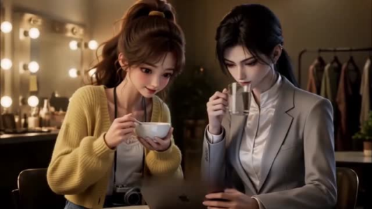 【恋综不炒CP，我和清冷评委开食堂】64集短剧免费完整观看