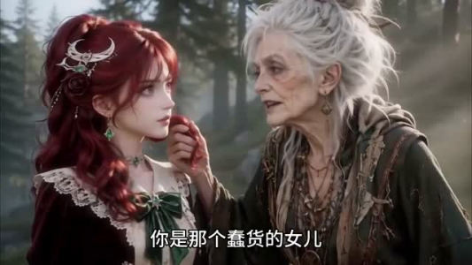 红发少女的古堡兽人之恋（59集）古代短剧推荐