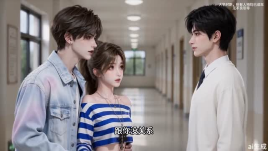误以为网恋对象是校草，拉黑后被校霸抓包（14集）甜宠短剧推荐