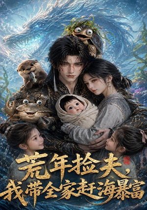 【荒年捡夫，我带全家赶海暴富】118集短剧免费全集乐看
