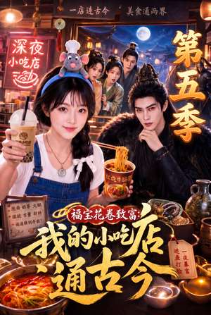 【福宝花卷致富：我的小吃店通古今第五季】160集短剧免费高清观看
