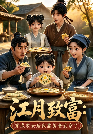 【江月致富：穿成农女后我靠美食发家了】80集短剧全集免费畅享